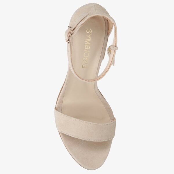 Damskie szpilki / czółenka SYMBIOSIS SANDALS BLANCA syws122002 kolor beżowy