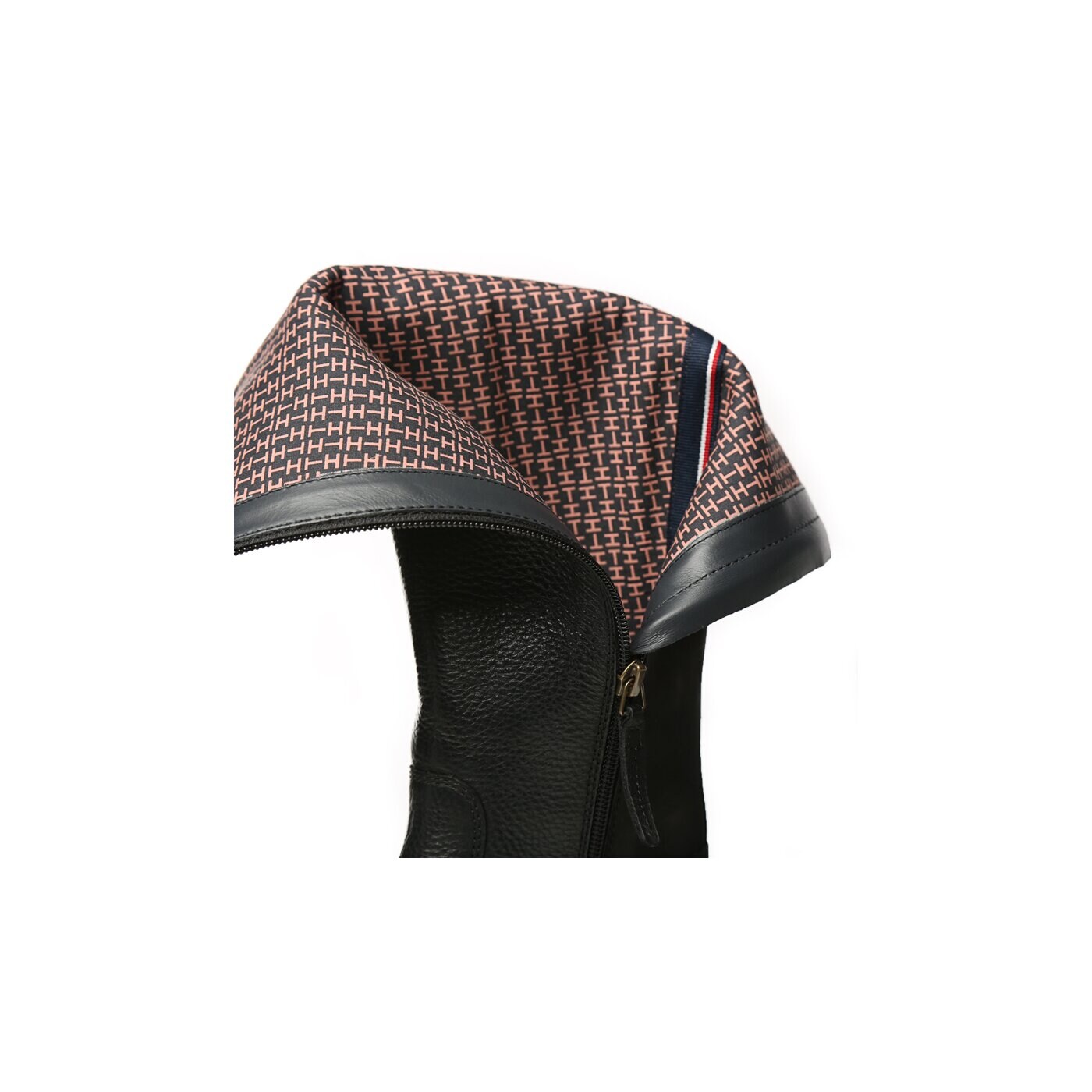 Damskie kozaki TOMMY HILFIGER BILLIE 20C fw56819947990 kolor czarny