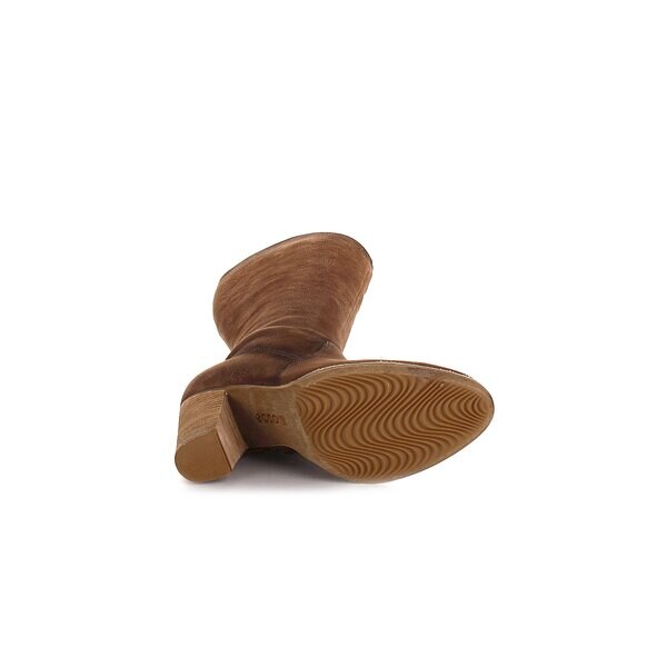 Damskie kozaki ECCO NORWICH 80 MM 35570302032 kolor brązowy