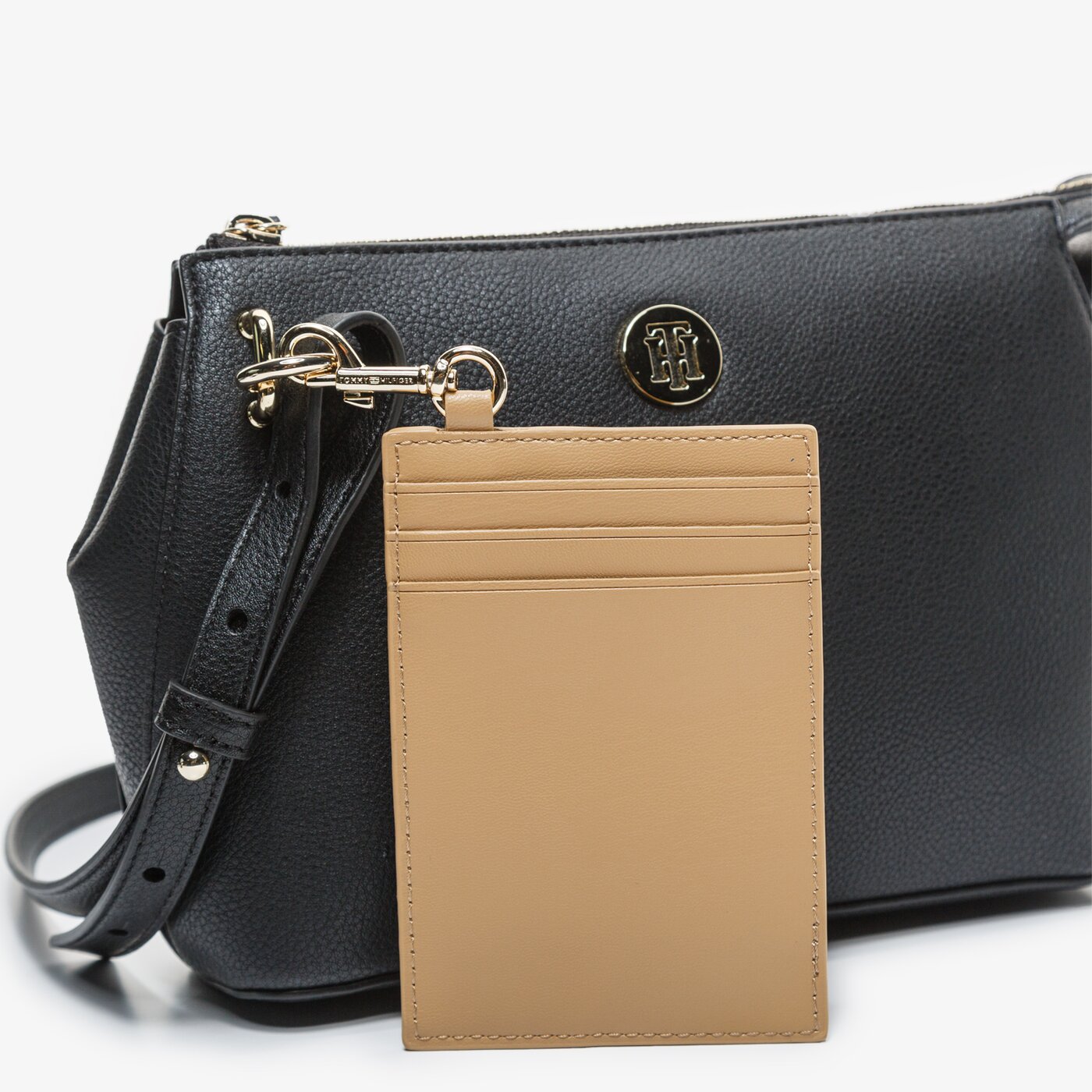 Damska torebka TOMMY HILFIGER TOREBKA CHARMING CROSSOVER aw0aw08157bds kolor czarny