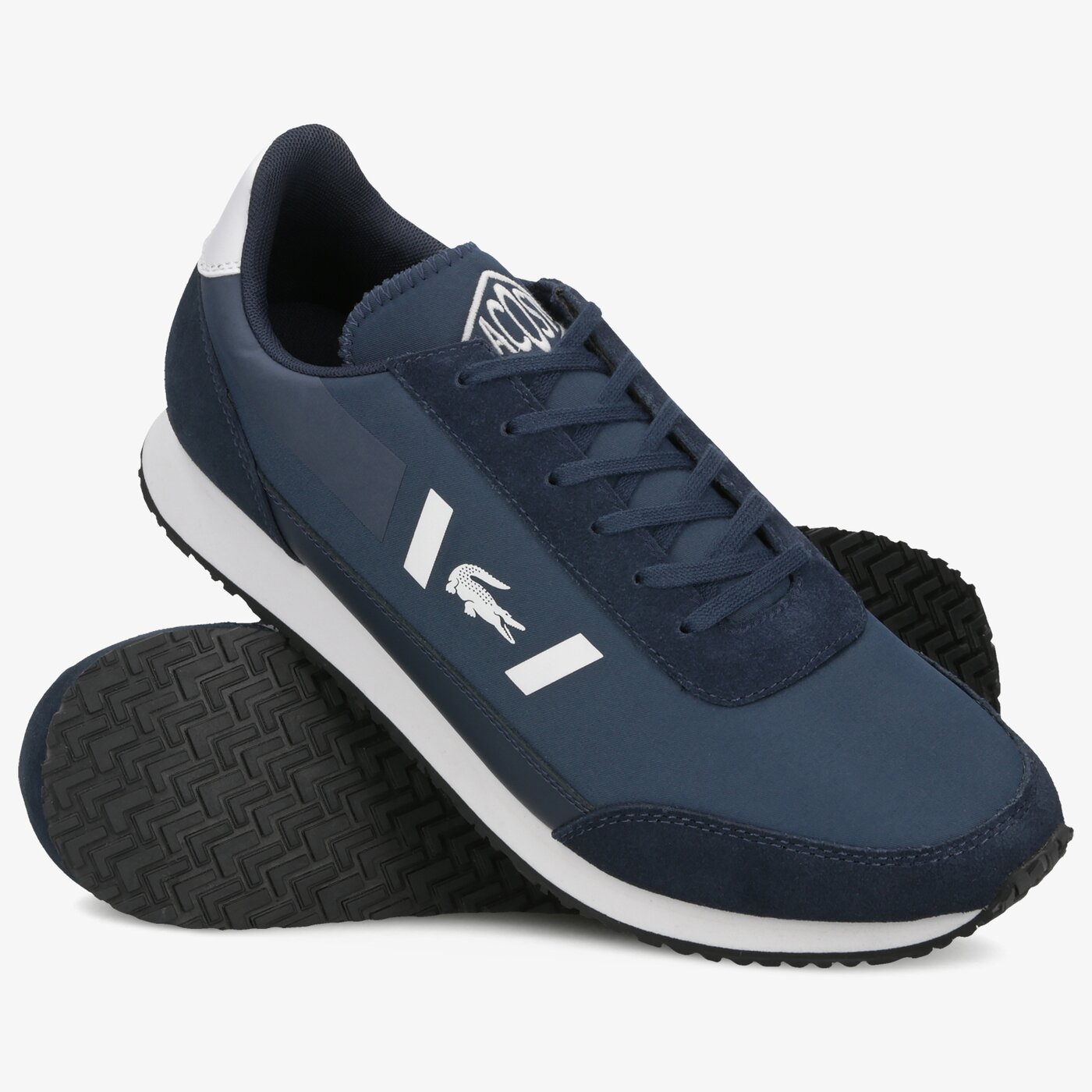 Męskie sneakersy (buty) LACOSTE PARTNER 319 2 SMA 738sma0004092 kolor granatowy