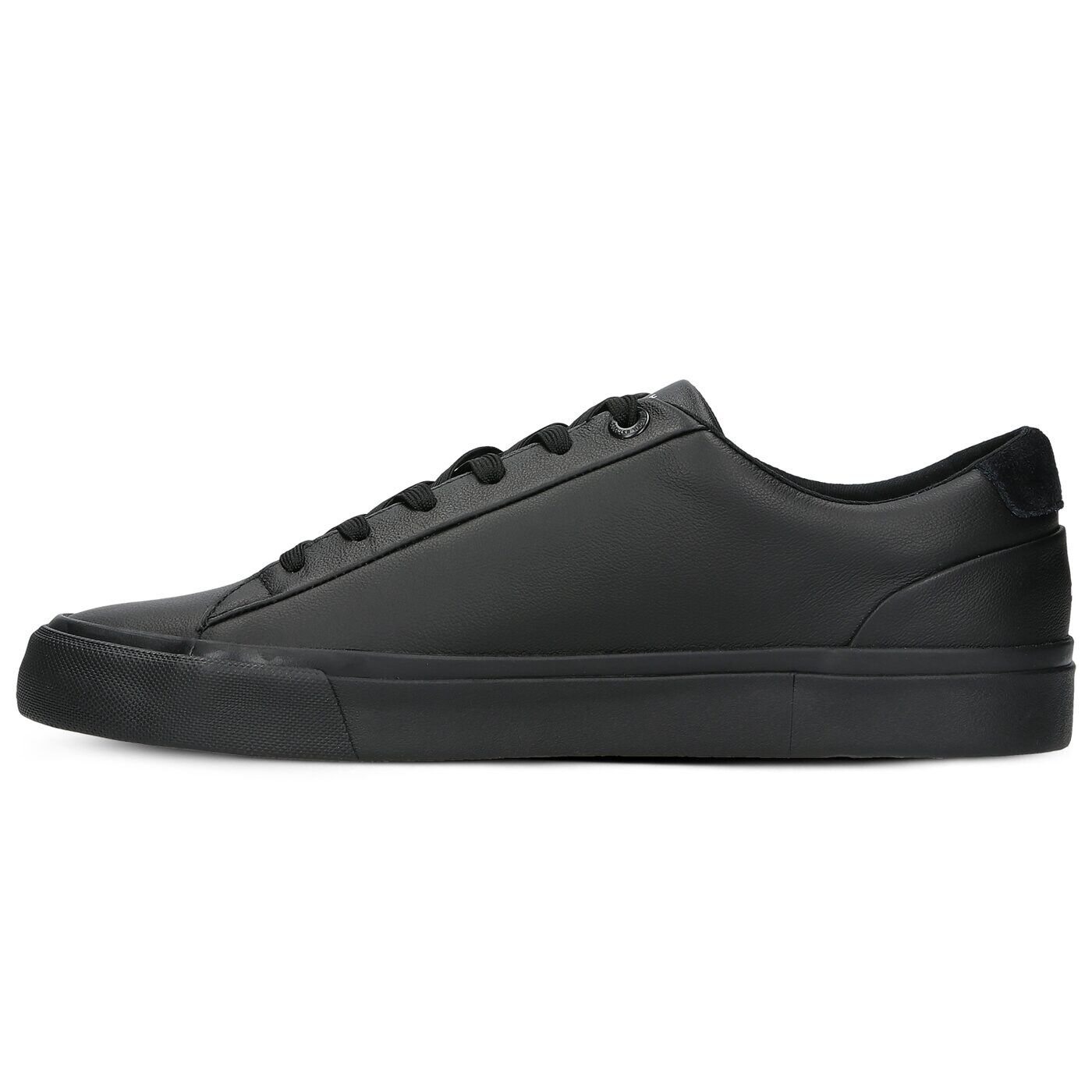 Męskie trampki TOMMY HILFIGER CORPORATE LEATHER SNEAKER fm0fm03397bds kolor czarny