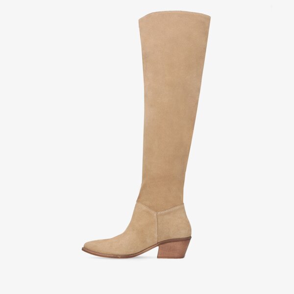 Damskie kozaki SYMBIOSIS PREMIUM HIGH BOOTS sywc221013 kolor brązowy