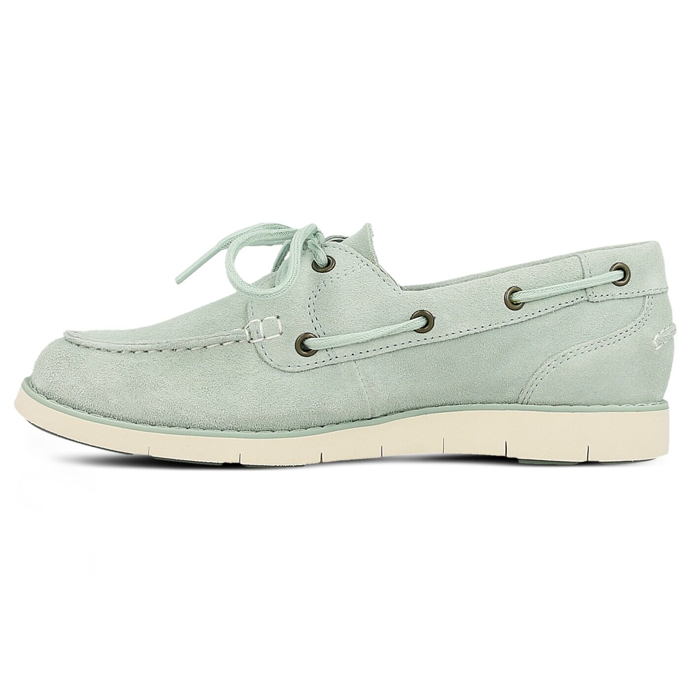 Damskie mokasyny i półbuty TIMBERLAND LAKEVILLE 2-EYE BOA T SHOE a1gdf kolor zielony