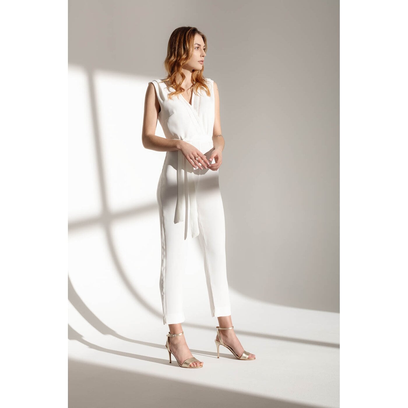 Damskie sandały SYMBIOSIS NICKY SANDALS  sywc1190015 kolor złoty