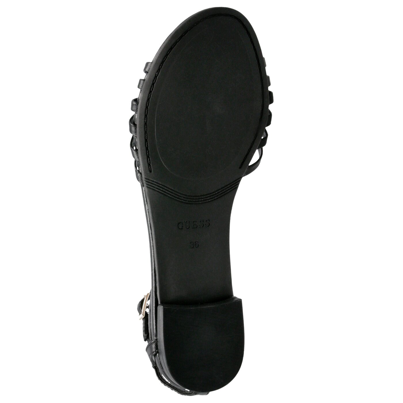 Damskie sandały GUESS RAMZIE SANDAL fl6rzelea03black kolor czarny