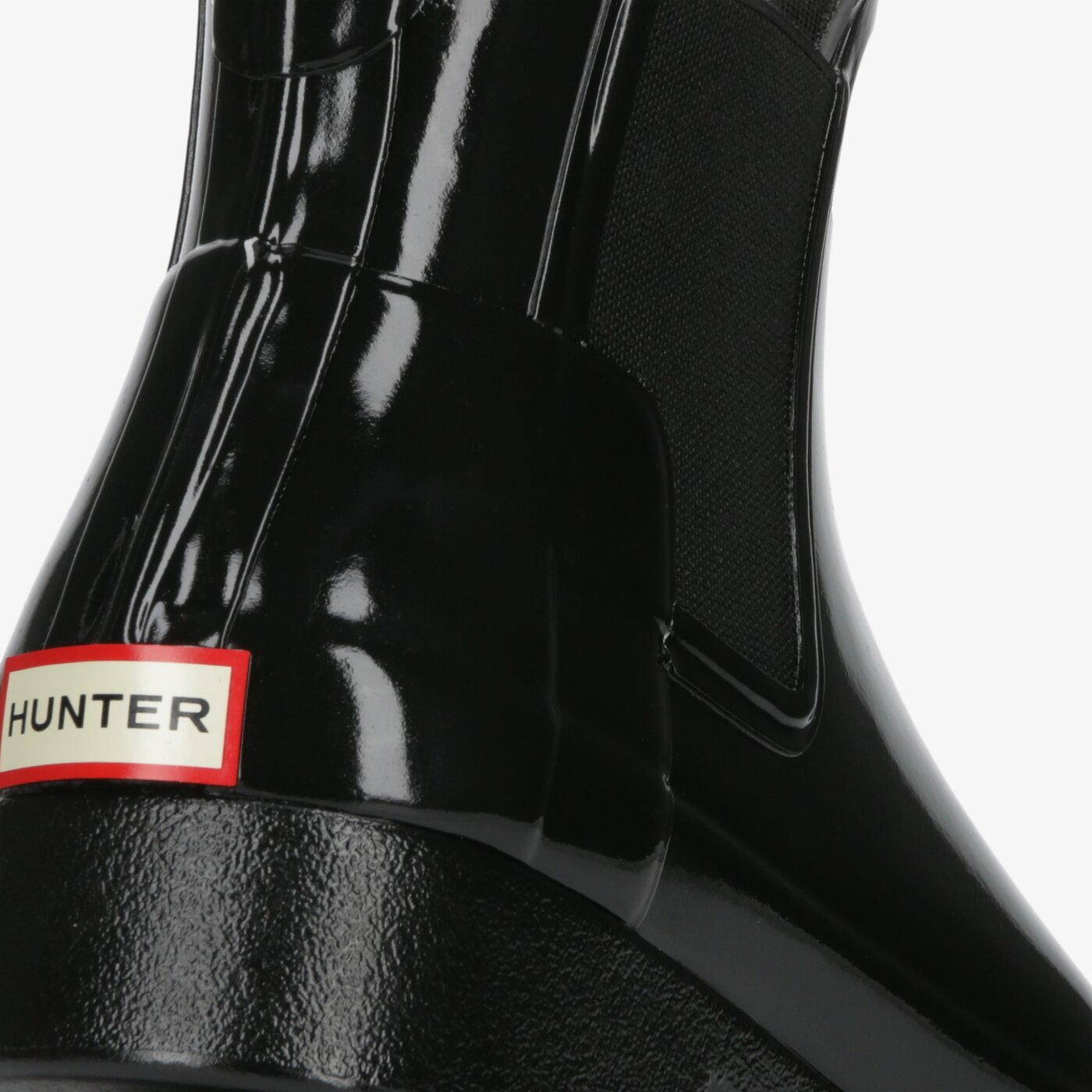 Damskie kalosze (buty gumowe) HUNTER W ORG REFINED CHELSEA GLOSS wfs1017rgl-blk kolor czarny