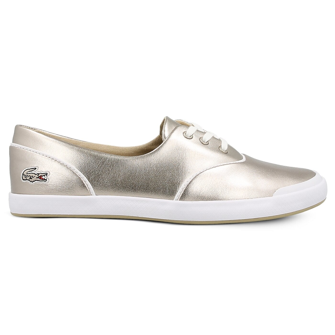Damskie trampki LACOSTE LANCELLE 3 EYE 316 2 732spw0120007 kolor srebrny