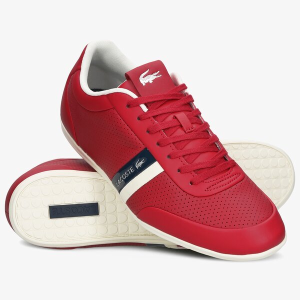 Męskie sneakersy (buty) LACOSTE STORDA 0120 1 CMA 740cma0042rs7 kolor czerwony