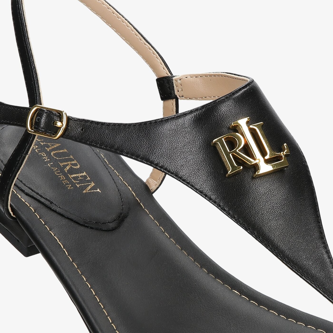 Damskie sandały LAUREN RALPH LAUREN ELLINGTON 802774600001 kolor czarny