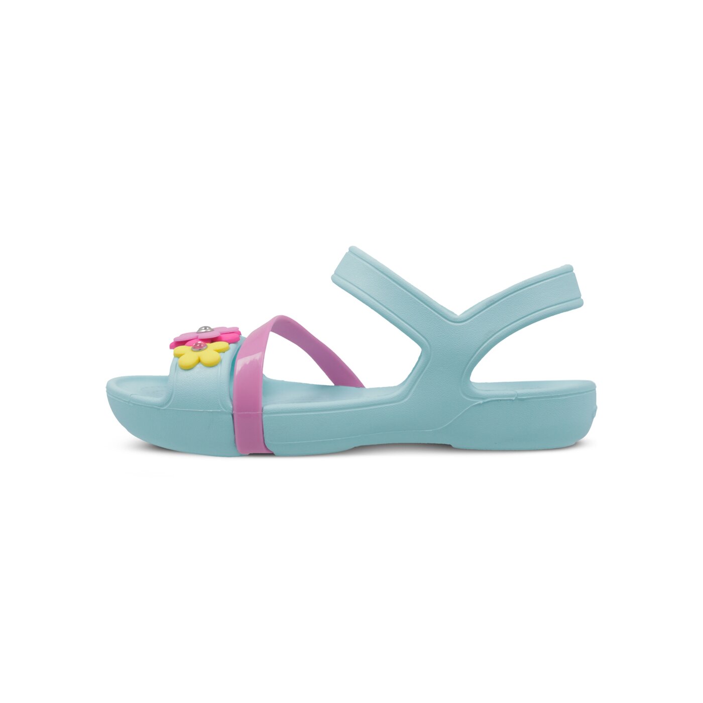 Dziecięce sandały / klapki CROCS LINA CHARM SANDAL K 2055304o9k kolor niebieski
