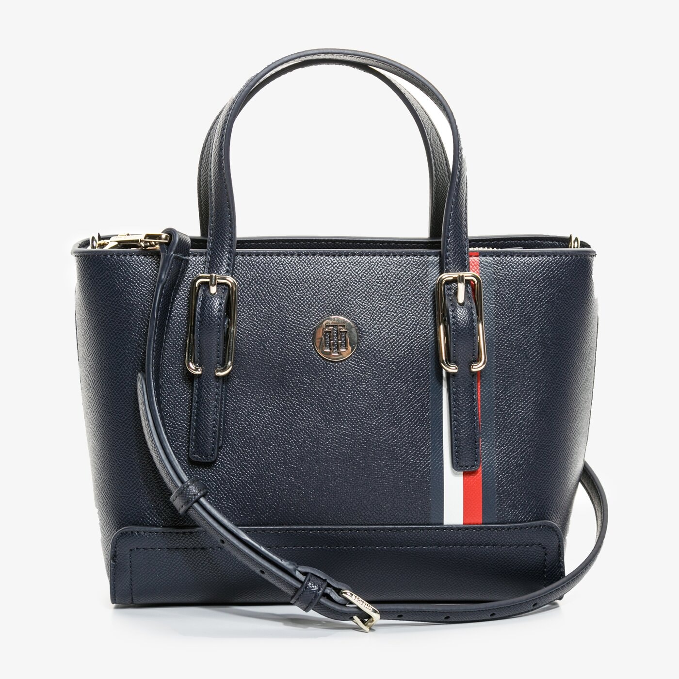 Damska torebka TOMMY HILFIGER TOREBKA HONEY SMALL TOTE aw0aw07932cjm kolor czarny