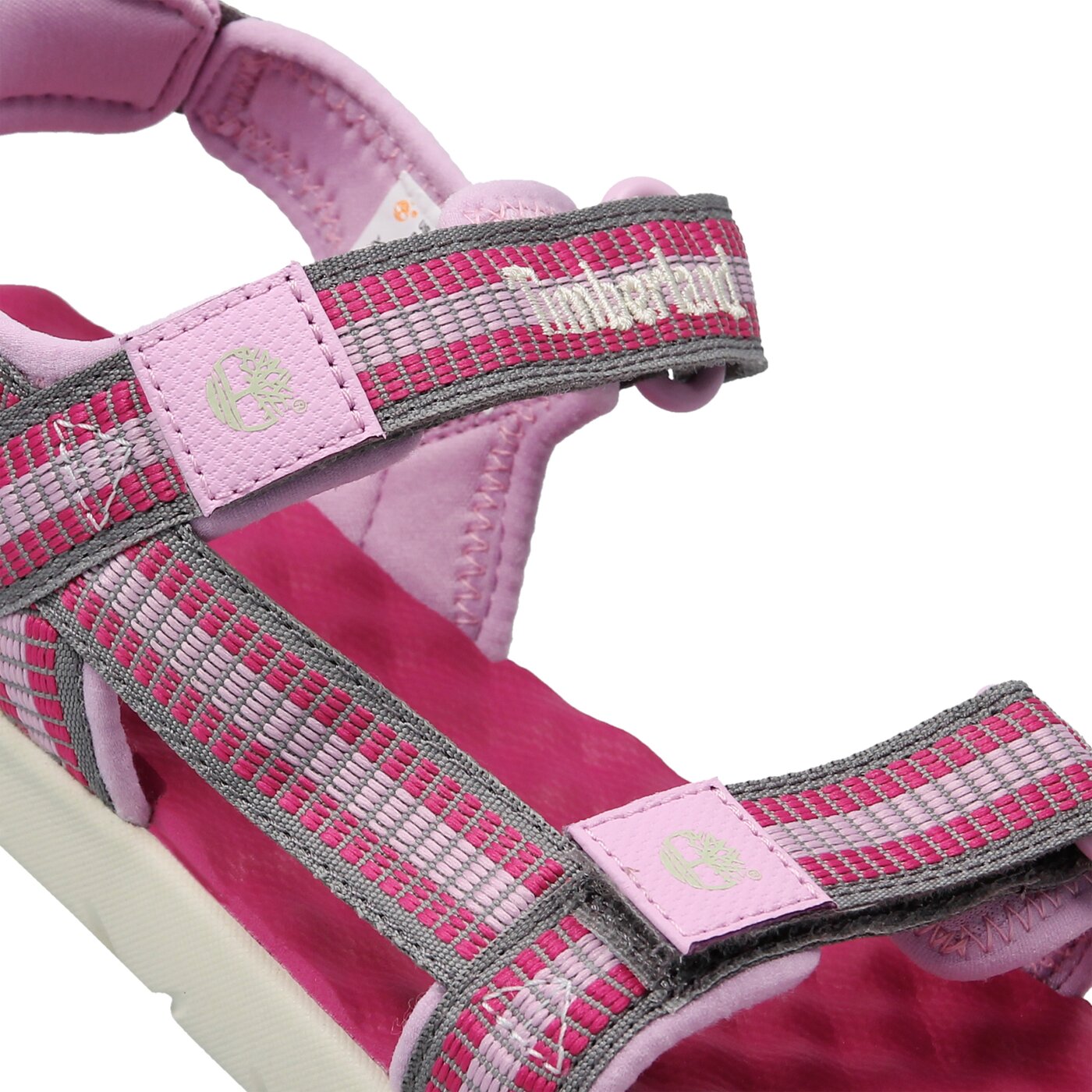 Dziecięce sandały / klapki TIMBERLAND PERKINS ROW WEBBING SNDL tb0a1qhfd561 kolor różowy