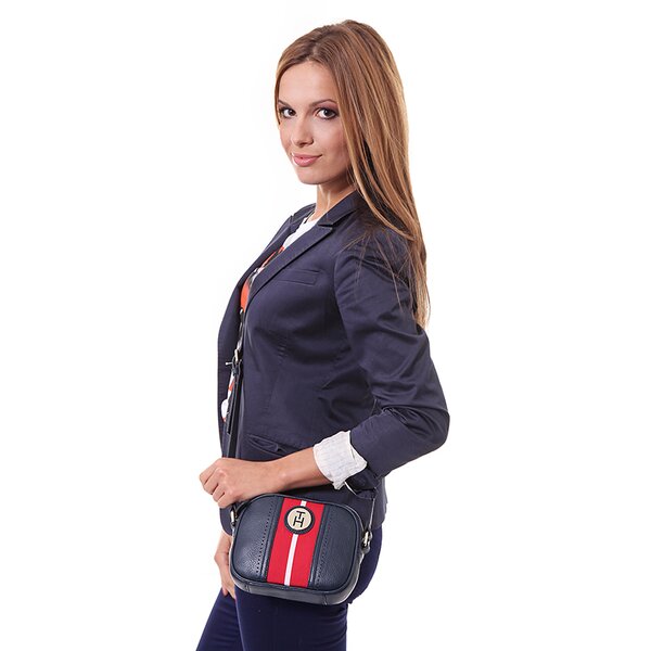 Damska torebka TOMMY HILFIGER TORBA WAVERLY MINI CROSSOVER bw56923201403 kolor granatowy