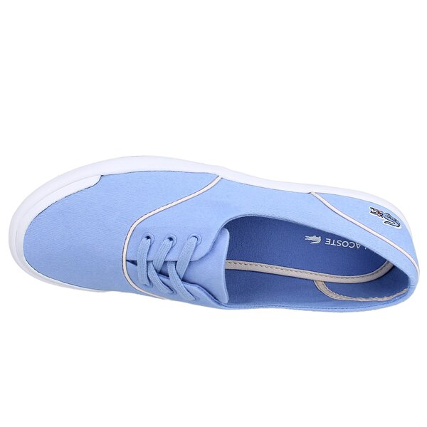 Damskie sneakersy (buty) LACOSTE LANCELLE LACE 3 EYE 216 2 731spw00451k6 kolor niebieski