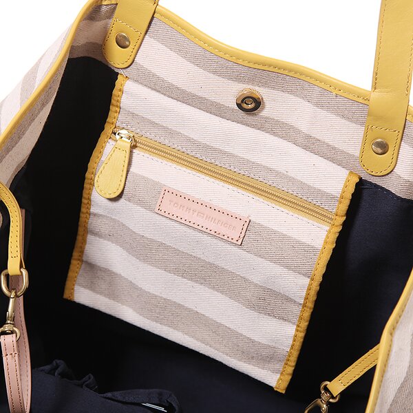 TOMMY HILFIGER TORBA KIT LARGE TOTE bw56923243740 kolor żółty