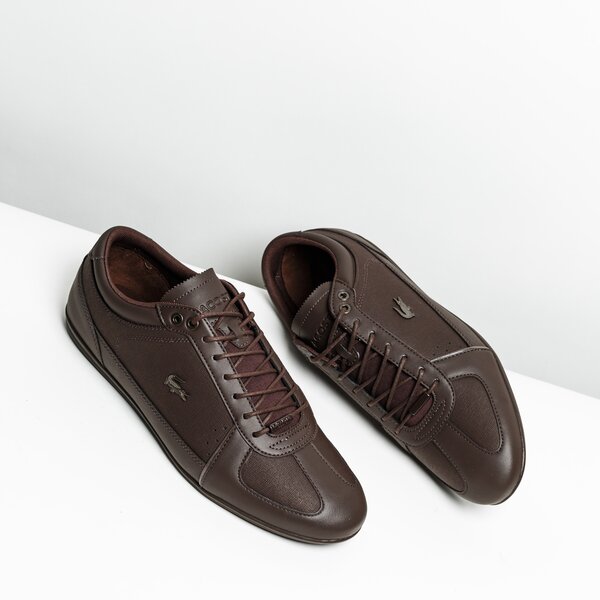 Męskie sneakersy (buty) LACOSTE EVARA 318 1 736cam0023db2 kolor brązowy