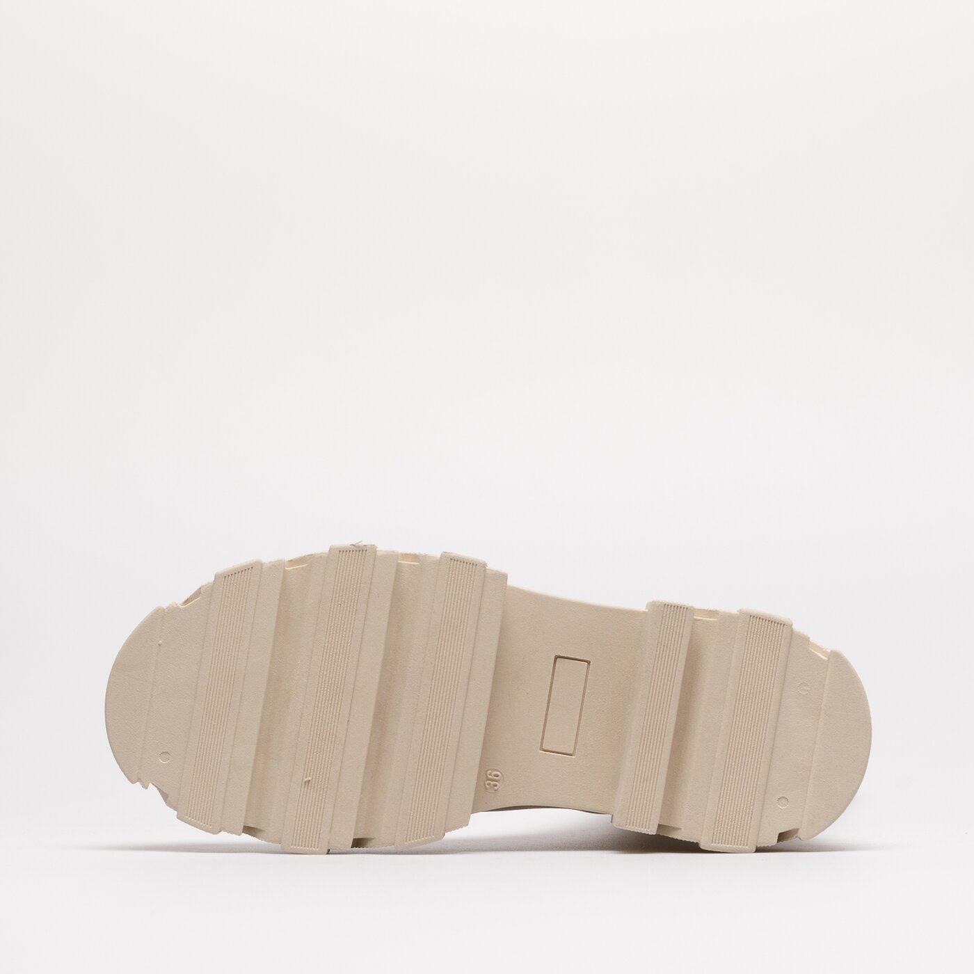 Damskie botki / sztyblety SYMBIOSIS BIKER BOOTS CHAIN 2 sywc222012 kolor beżowy