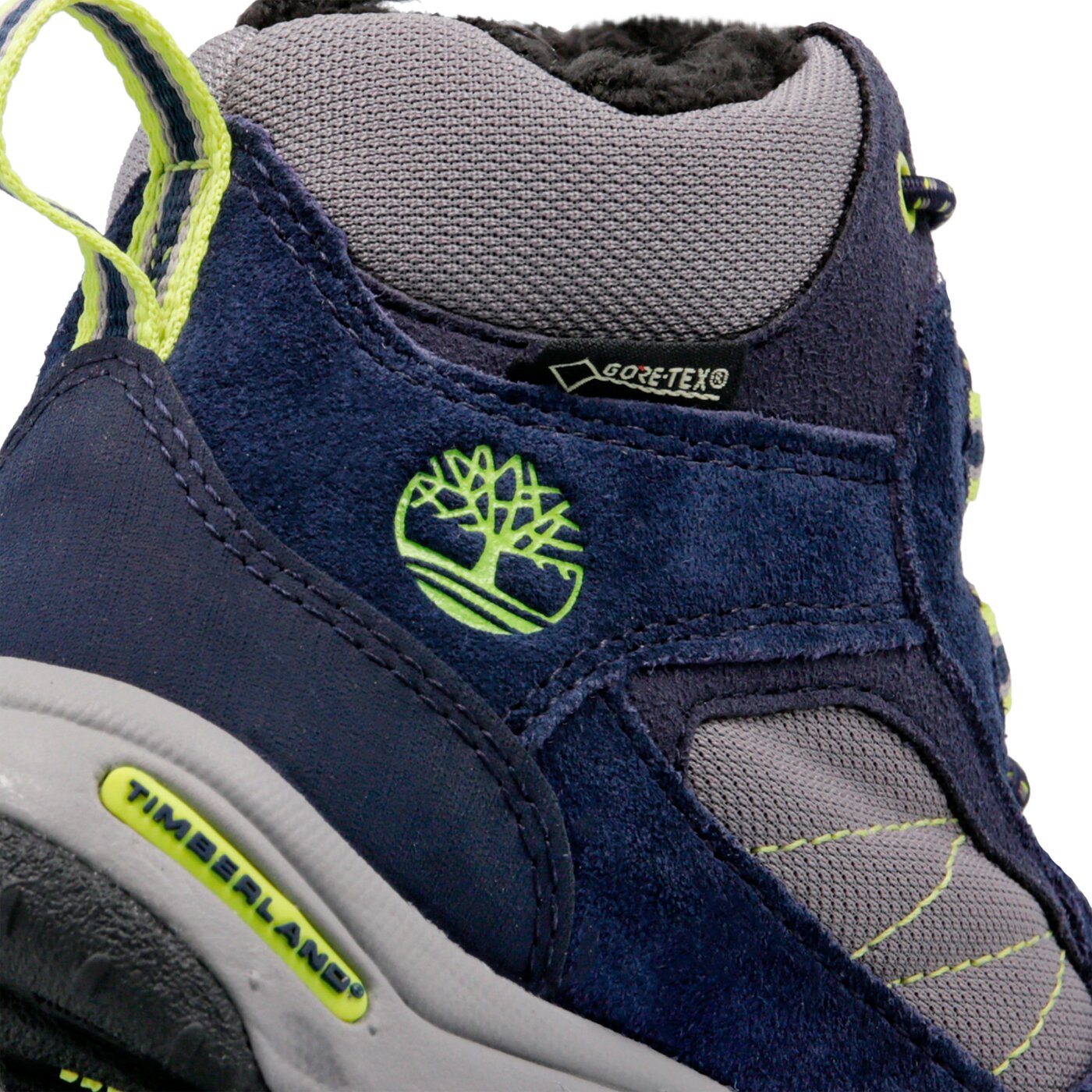 Dziecięce buty outdoor / trekkingowe TIMBERLAND OSSIPEE MID BUNGEE GTX WL a1rm2 kolor granatowy