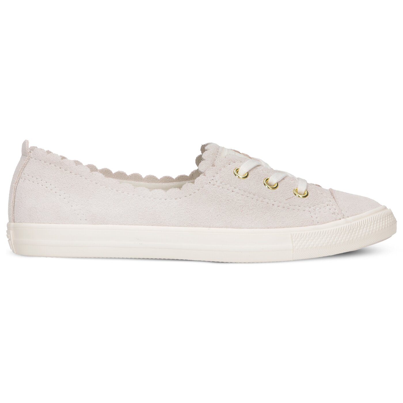 Damskie trampki CONVERSE CHUCK TAYLOR ALL STAR BALLET - SCALLOP c563482 kolor beżowy