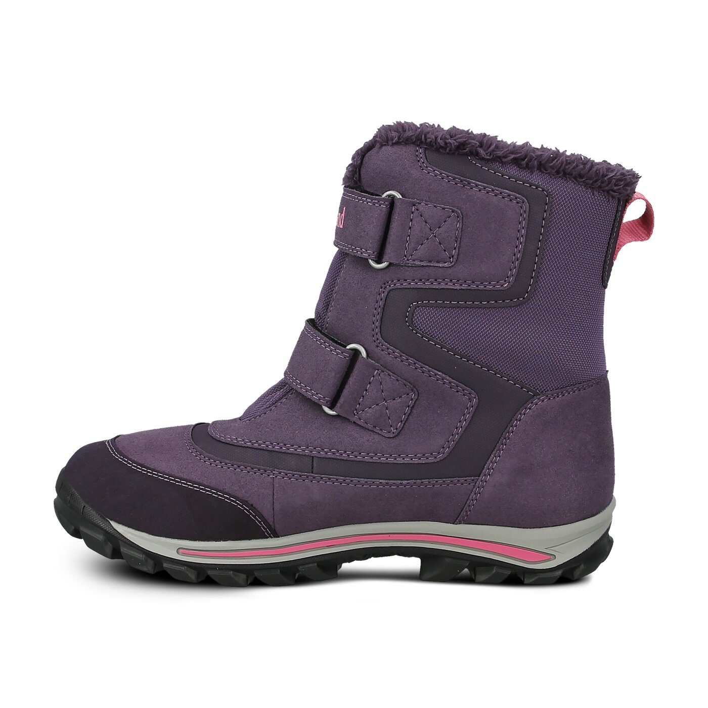 Dziecięce buty outdoor / trekkingowe TIMBERLAND CHILLBERG 2-STRAP GTX a1ljc kolor fioletowy