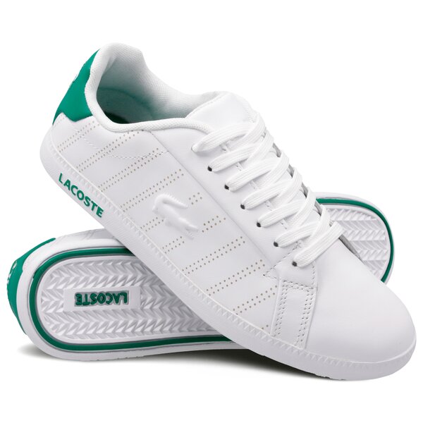 Damskie sneakersy (buty) LACOSTE GRADUATE 318 1 736spw0028082 kolor biały