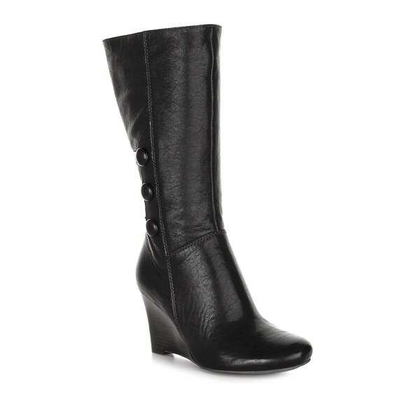 Damskie kozaki ECCO LULEA 80 35341301001 kolor czarny