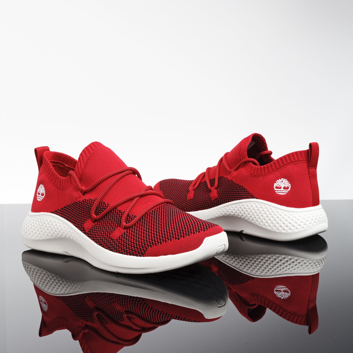 Męskie sneakersy (buty) TIMBERLAND FLYROAM GO STOHL OXFORD tb0a1z73p921 kolor czerwony