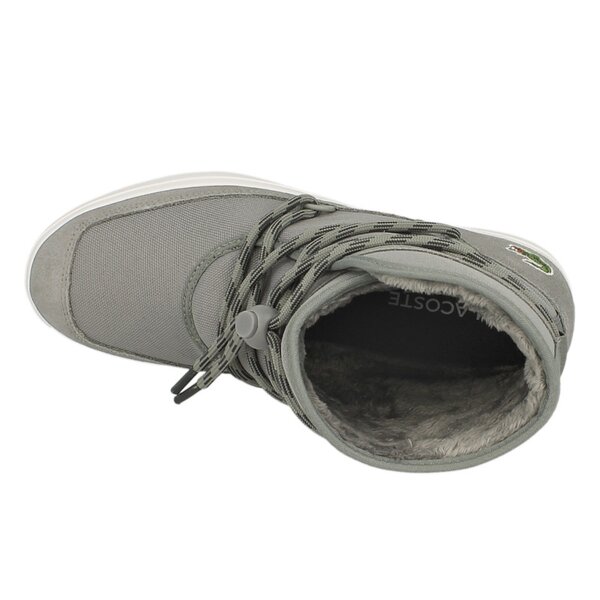 Damskie botki / sztyblety LACOSTE TWINE 726spw10232p9 kolor szary