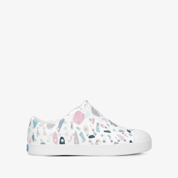 Dziecięce trampki NATIVE JEFFERSON PRINT JUNIOR 12100101-8965 kolor biały