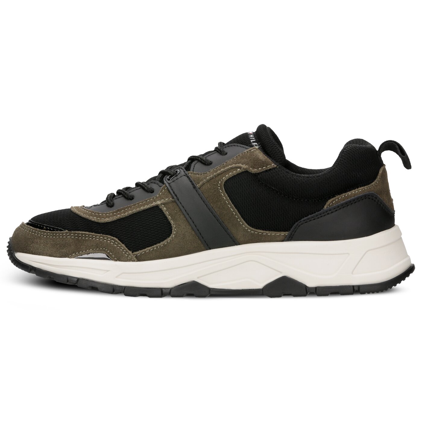 Męskie sneakersy (buty) TOMMY HILFIGER CARLO 1C3 fm0fm02027903 kolor khaki