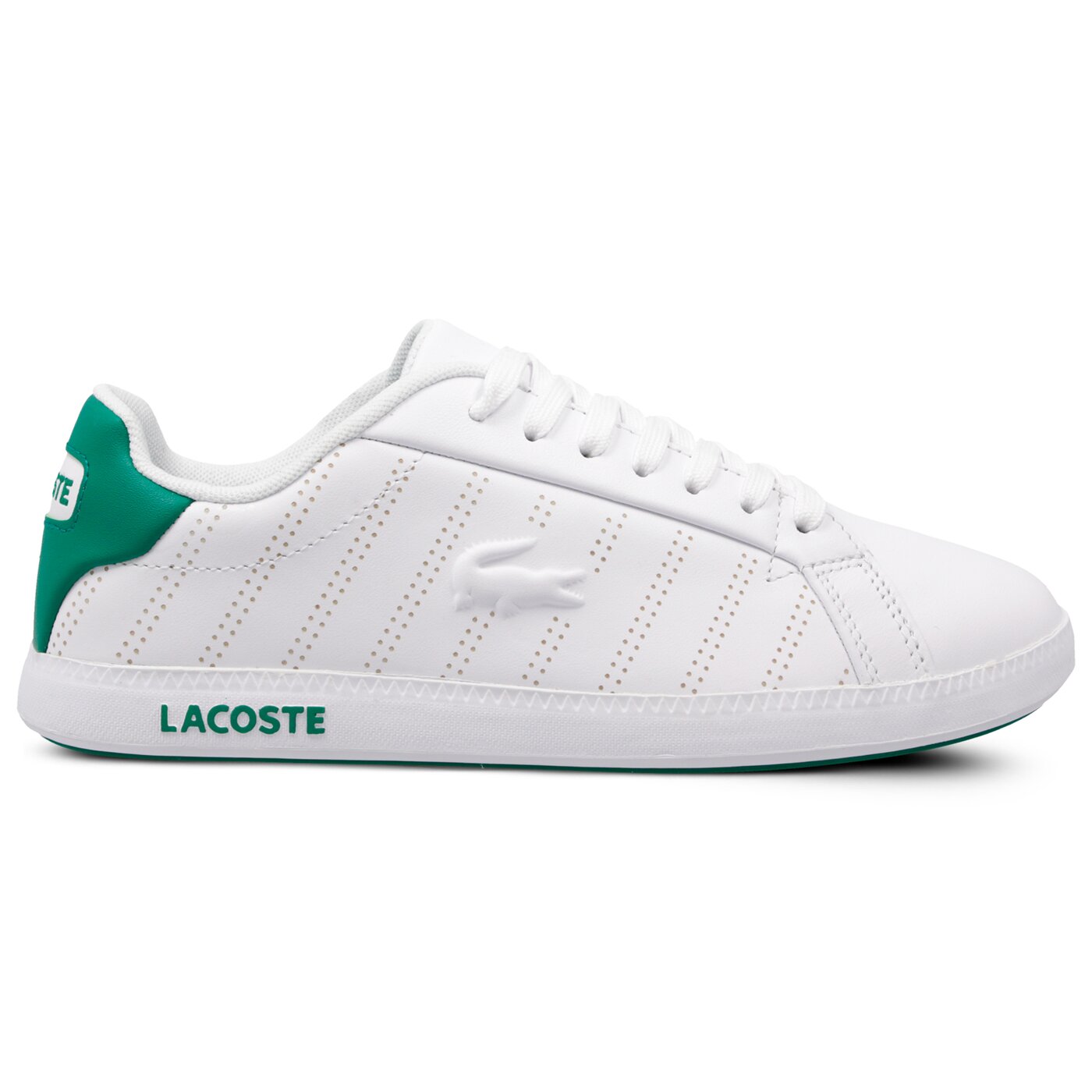 Damskie sneakersy (buty) LACOSTE GRADUATE 318 1 736spw0028082 kolor biały