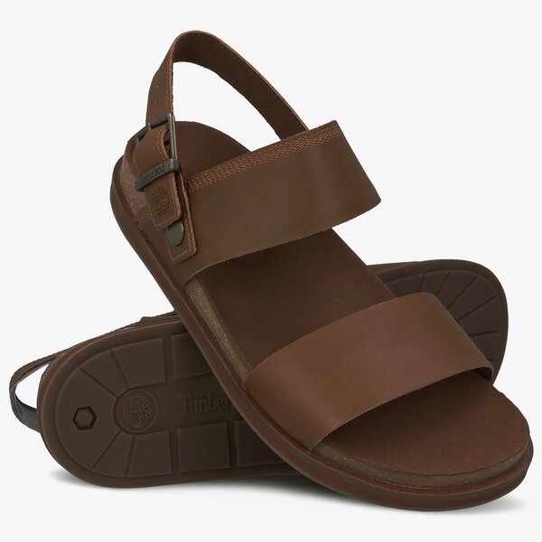 Męskie sandały TIMBERLAND AMALFI VIBES 2BAND SANDAL MENS tb0a2b573581 kolor brązowy