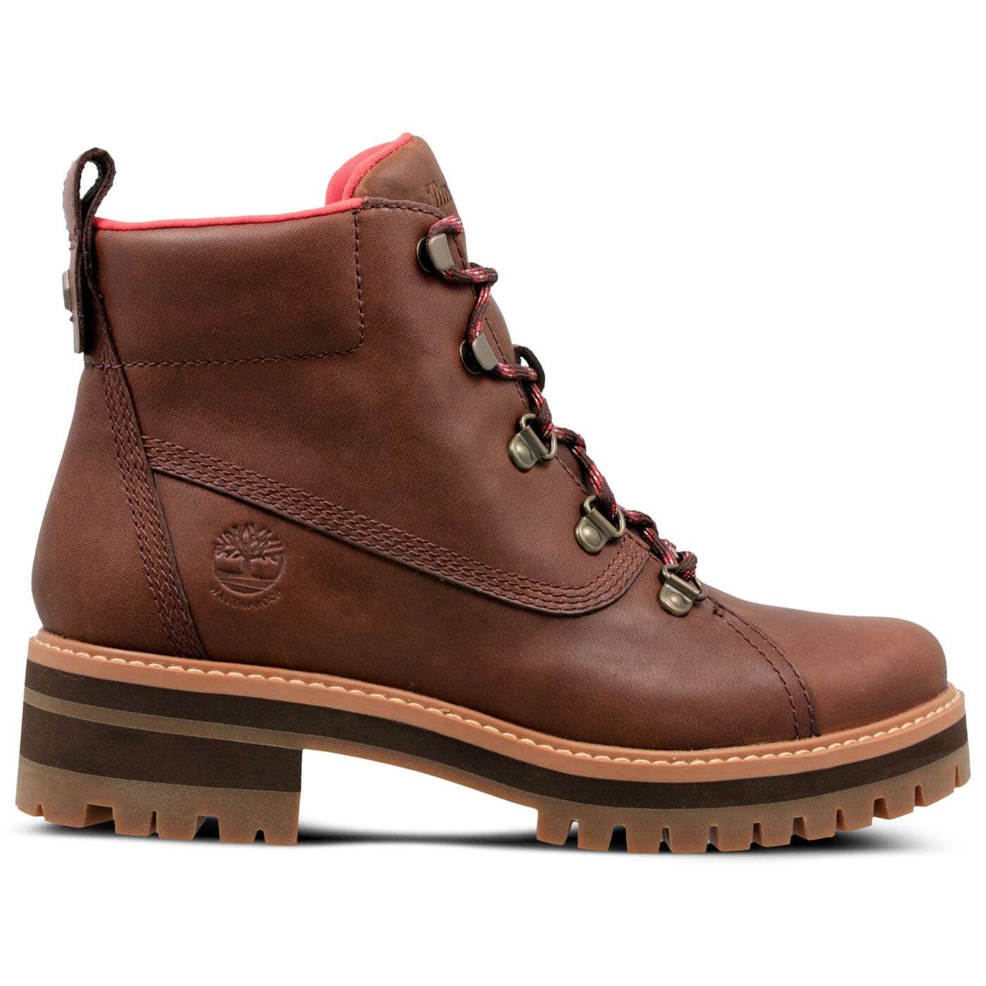Damskie trapery TIMBERLAND COURMAYEUR VALLEY WPHIKER a1rs7 kolor brązowy