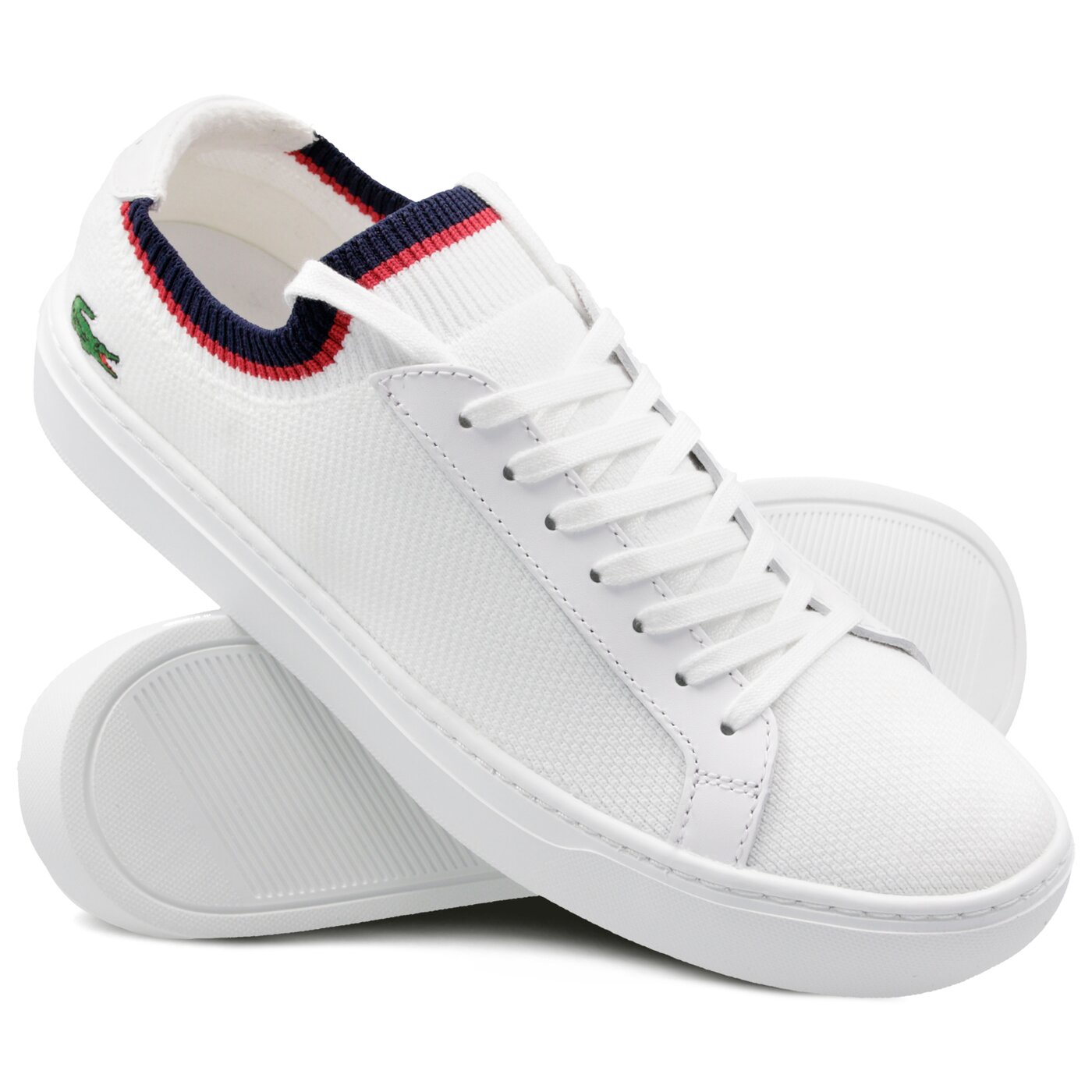 Męskie sneakersy (buty) LACOSTE LA PIQUÉE 119 1 CMA 737cma0038407 kolor biały