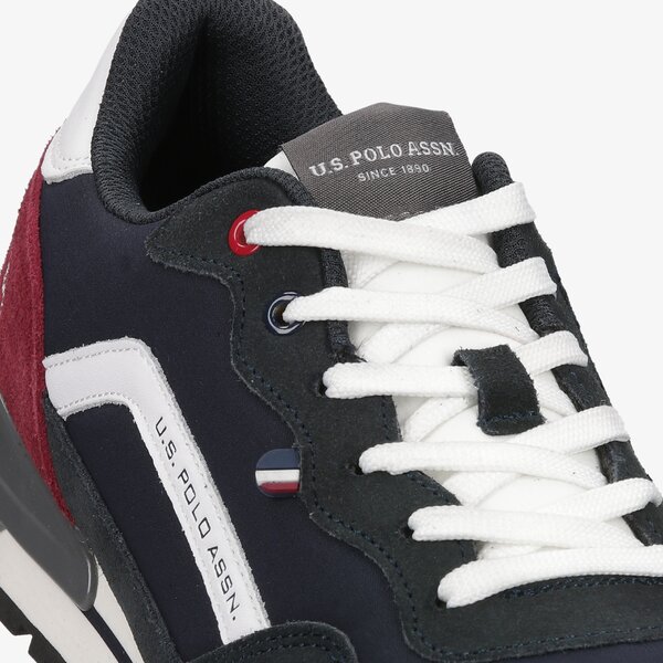 Męskie sneakersy (buty) U.S. POLO ASSN. JONAS002  jonas002dblred01 kolor granatowy