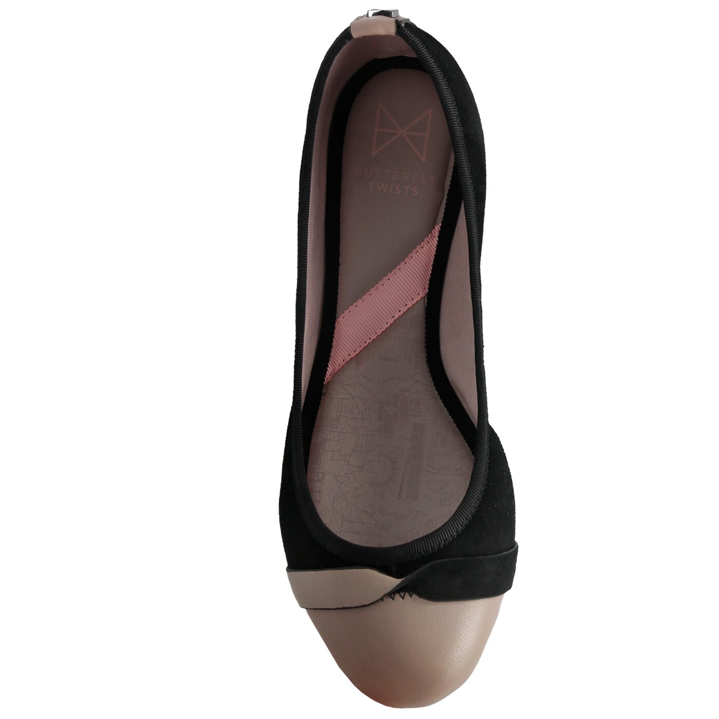 Damskie baleriny (buty) BUTTERFLY TWISTS CHARLOTTE bt30001150 kolor czarny