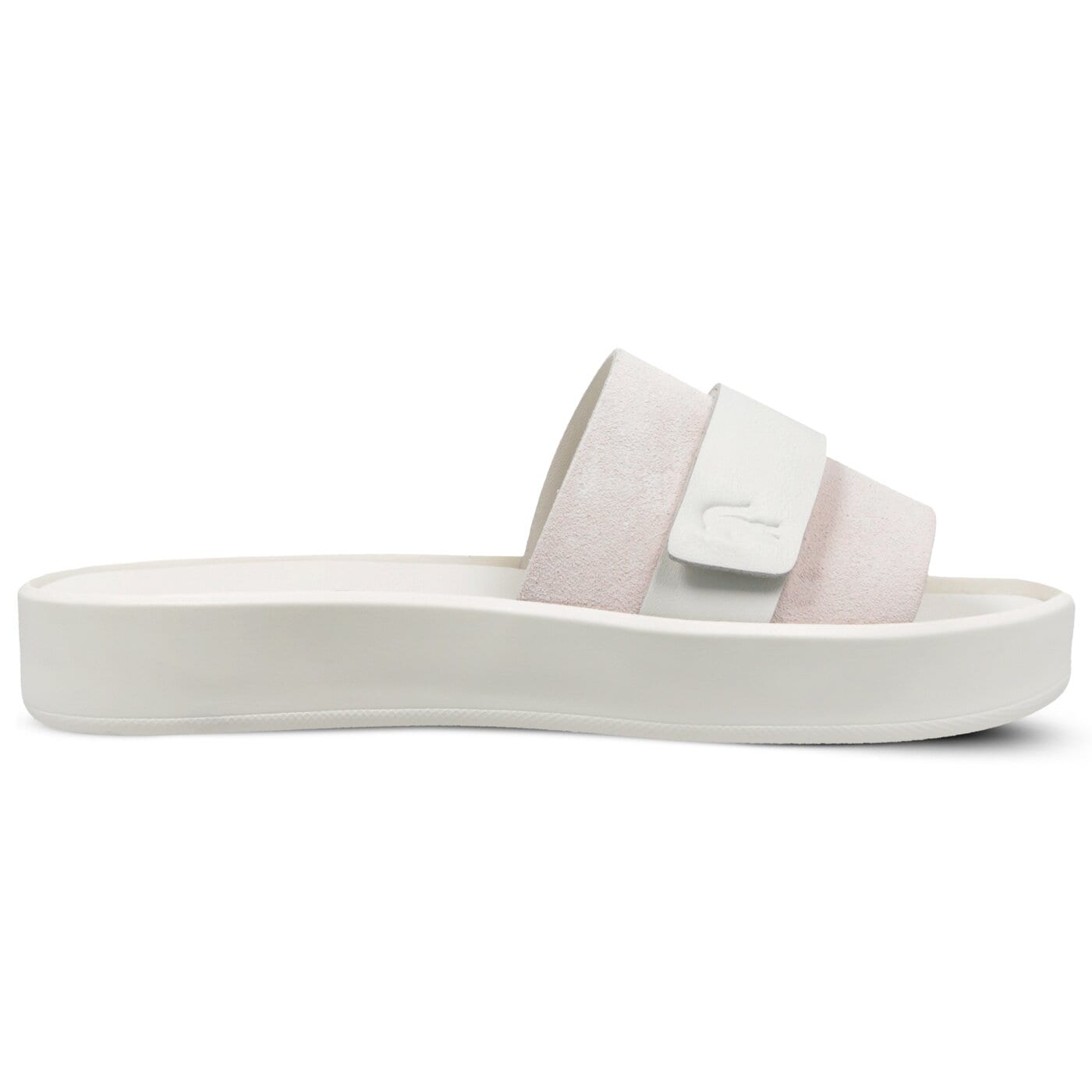 Damskie klapki LACOSTE PIRLE SLIDE 119 1 CFA 737cfa003418c kolor biały