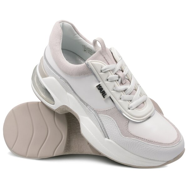 Damskie sneakersy (buty) KARL LAGERFELD VENTURA LAZARE LTHR kl61720011 kolor biały