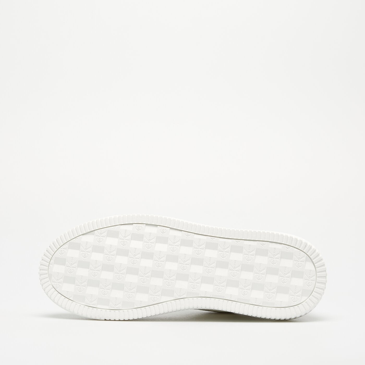 Męskie sneakersy (buty) CALVIN KLEIN CHUNKY CUPSOLE MIX IN MET ym0ym0089601s kolor biały