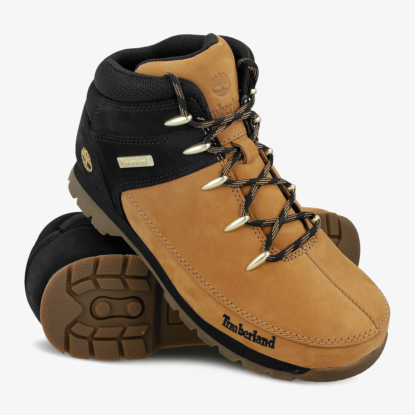 Dziecięce buty outdoor / trekkingowe TIMBERLAND EURO SPRINT  tb0a1nju2311 kolor żółty
