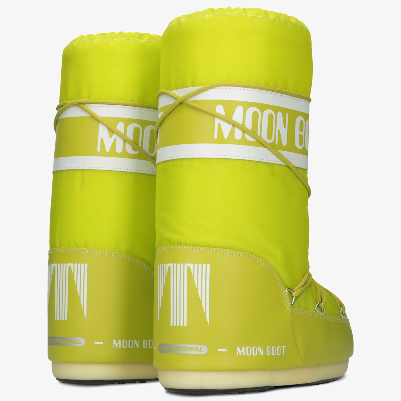 Damskie śniegowce MOON BOOT NYLON 14004400070 kolor zielony