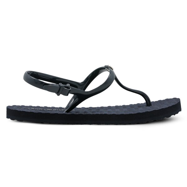 Damskie sandały TOMMY HILFIGER INT CARO 1R FLAT STRAPPY BEACH SANDAL fw0fw03923403 kolor granatowy