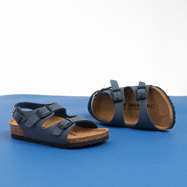 Dziecięce sandały / klapki BIRKENSTOCK ROMA NAVY 1007940 kolor granatowy