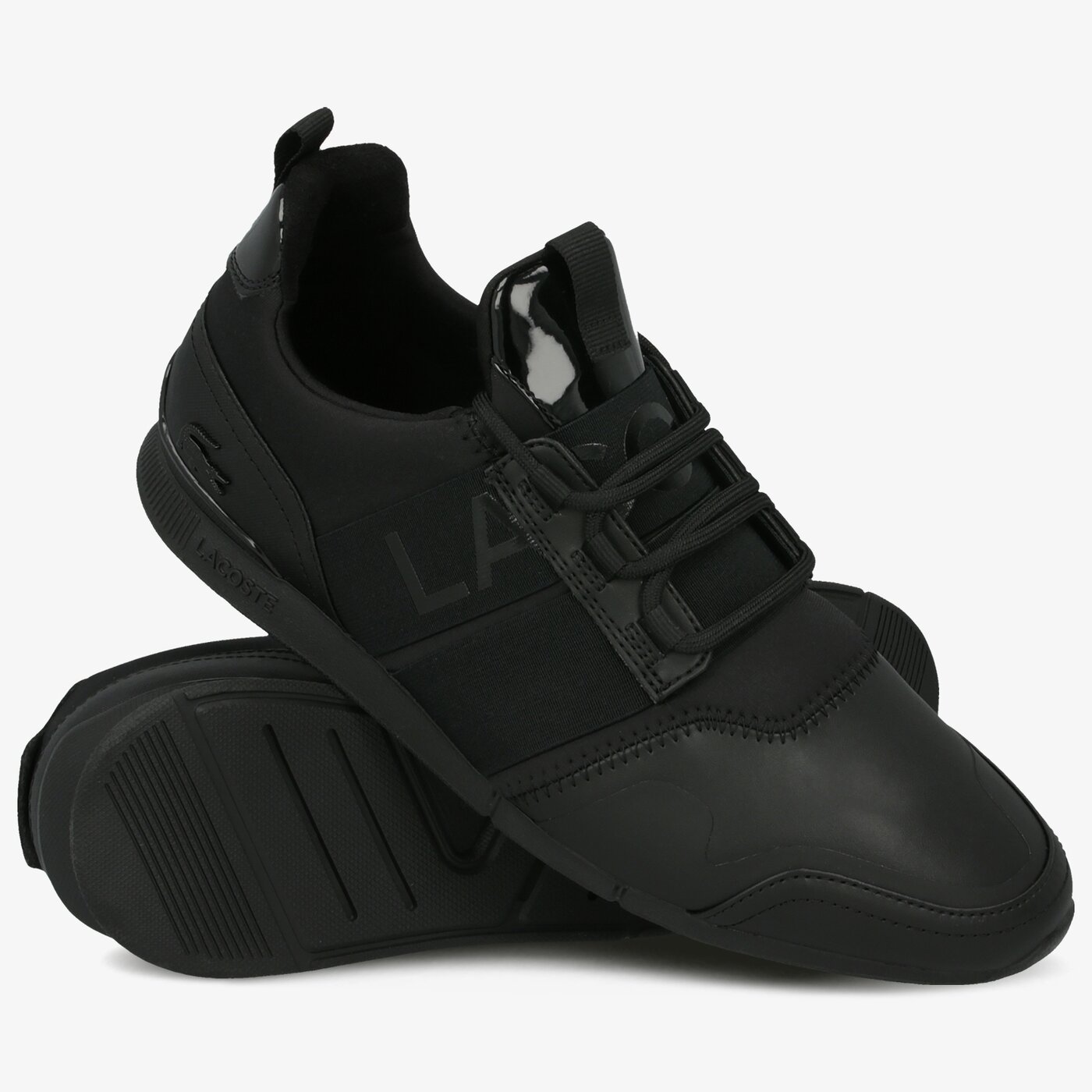 Męskie sneakersy (buty) LACOSTE MENERVA ELITE 120 2 CMA 739cma001002h kolor czarny