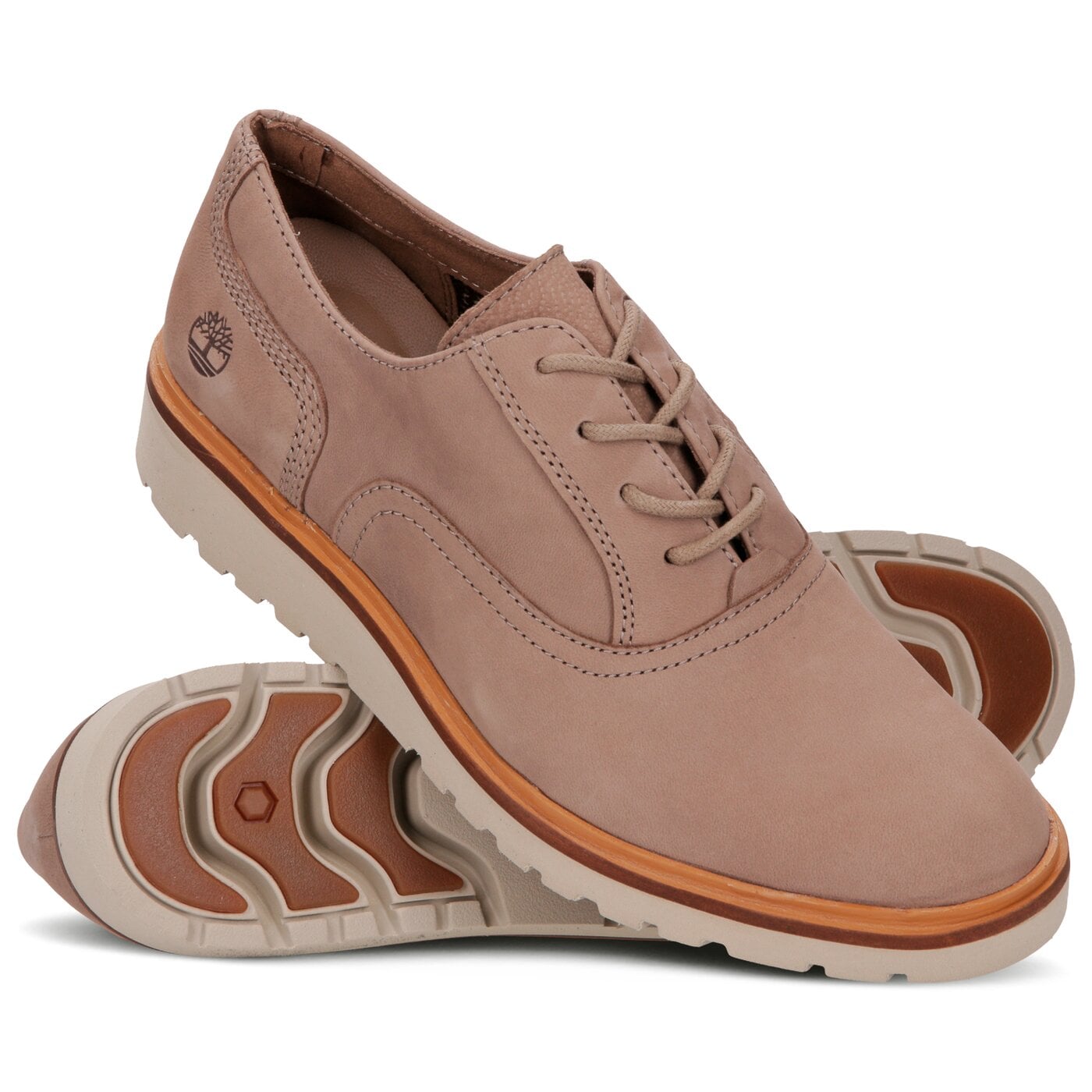 Damskie półbuty TIMBERLAND ELLIS STREET OXFORD a1rg9 kolor beżowy