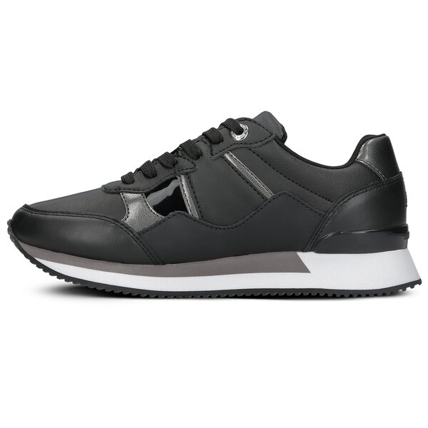 Damskie sneakersy (buty) TOMMY HILFIGER TH INTERLOCK CITY SNEAKER fw0fw05558bds kolor czarny