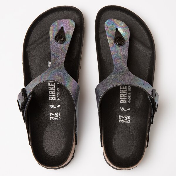 gizeh spotted metallic silver