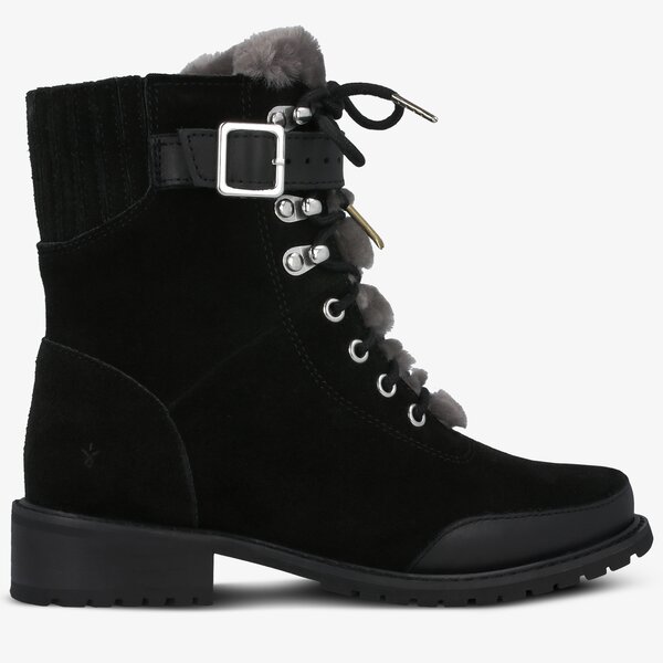 Damskie botki / sztyblety EMU AUSTRALIA WALDRON MIX w12406black kolor czarny