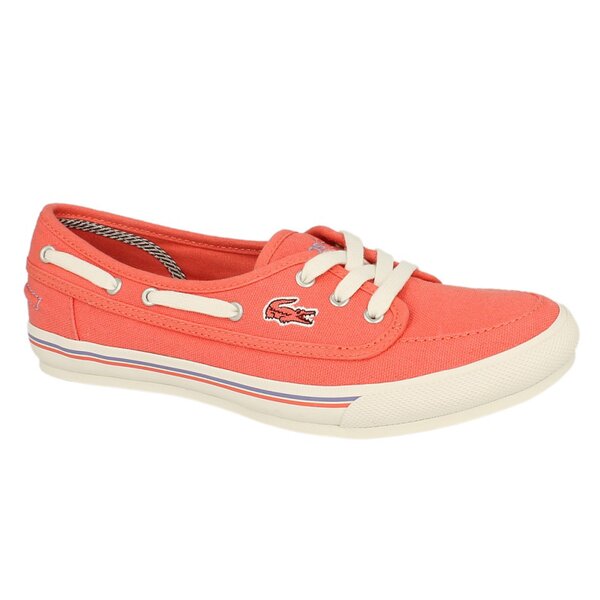 Damskie trampki LACOSTE FAIRBOAT 727srw1241lr2 kolor czerwony
